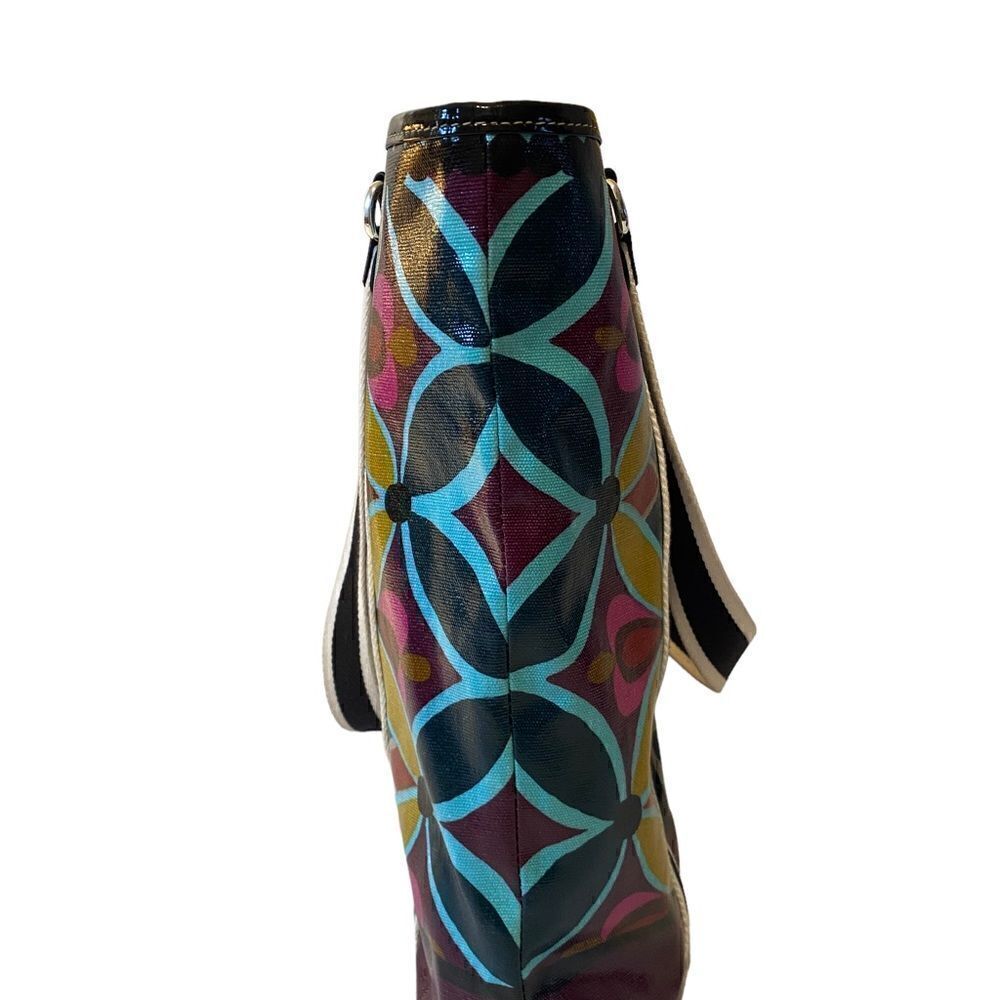 Brighton Colorful Flower Patterned Large Tote. - Picture 3 of 7